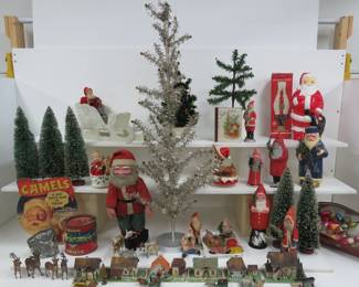 Vintage and Collectible Christmas, Santas, Ornaments, Trees