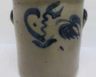 4 gallon salt glaze crock, possible Ohio pottery