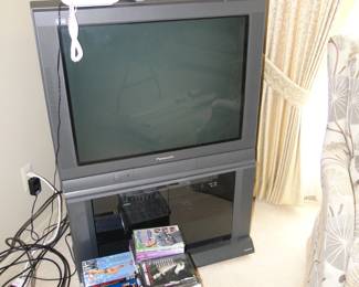 Electronics, and DVD's are all over the house