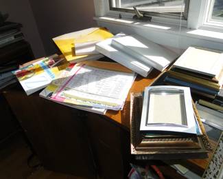 Frames, and paper supplies