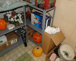 Halloween and Fall decor.  Autumnal decor just sounds so fancy