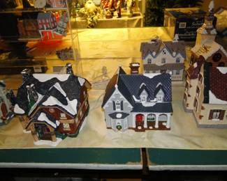 Lots of great hand painted detail on these homes