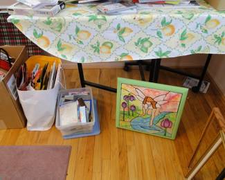 Painting supplies, and wrapping paper too, also part of the $12 fill a bag