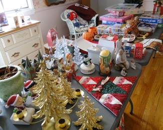 Lots of great holiday decorating items to be had