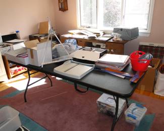 Crafting, and sewing and painting supplies