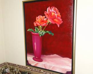 Original hand painted wall art