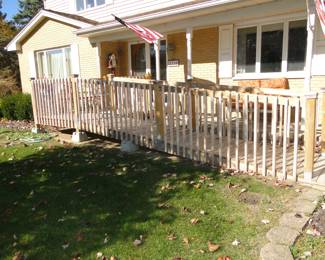 Handicap/Wheelchair ramp into the front door