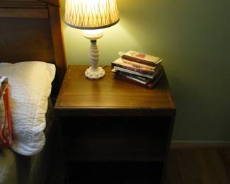 Nightstand and light