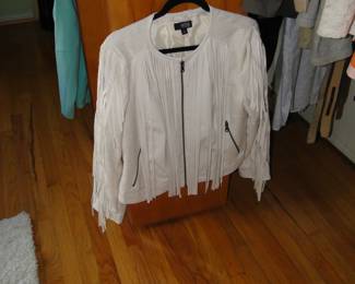 Women's leather fringed jacket will be priced separately and not included in the $2 price for clothing
