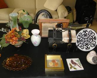 We have some top quality items for decorating as well, including Morano glass items too