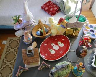 Blending nicely with the Easter decor