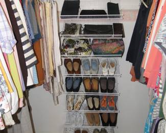 Lots of women's clothing, just $2 per item, shoes too