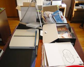 Lot of paper for scrapbooking and art