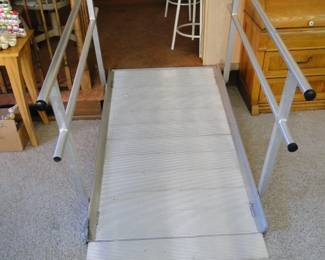 Large ramp, with railings