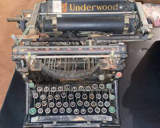 Antique Underwood typewriter 