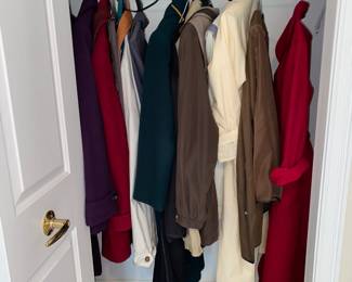 Assorted ladies clothing and coats