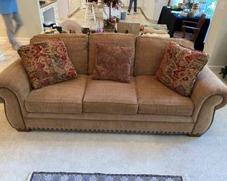 Wonderfully comfy like new couch - great snuggle times await!