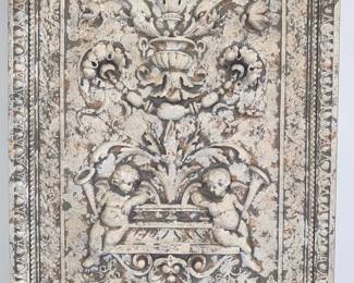 Old world Plaster relief wall sculpture 