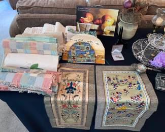 Lovely assortment of linens