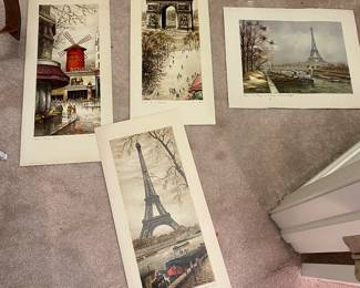 Parisian art prints 