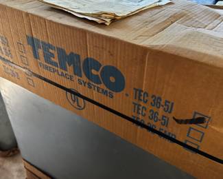 TEMCO FIREPLACE SYSTEM. NEW IN THE BOX