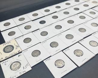 Mercury dime collection