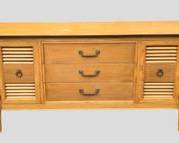 Vintage Drexel Furniture Fantastic Biedermeier Style Buffet Credenza MCM Mid Century Modern see lot 1400 and 1407