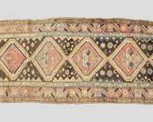 Vintage Hand Knotted Persian Area Rug Abstract Tribal