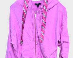 Vintage J. Crew Pink Jacket and Striped Belt