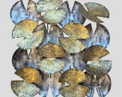 Modern Aluminum Wall Art MCM Mid Century Modern Style