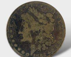 1882 U.S. Morgan 90% Silver Dollar Coin - 25 Grams