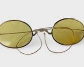 Antique Gold Filled Yellow Lens Spectacles