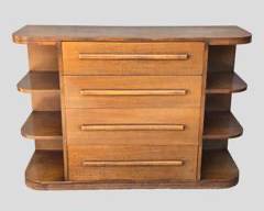 Vintage Art Deco Mid Century Modern MCM Display chest Dresser