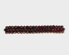 Vintage Vermeil Bohemian Garnet Brooch