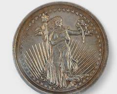 15 Grams Fine Silver Towne .999 Silver Eagle Repro Coin Medal