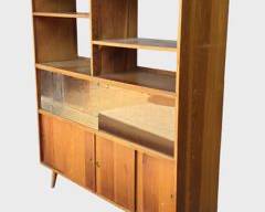 Vintage Pine MCM Mid Century Modern Display Cabinet