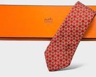 Vintage Hermes Paris Silk Tie with Box