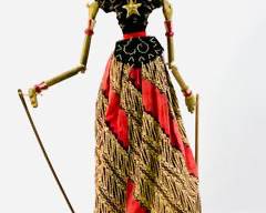 Vintage Indonesian Wayang Kulit Puppet