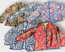 Vintage Trimdin Set of Five Reversible Quilted Jackets