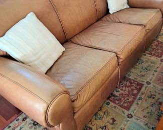 Pottery Barn Leather Sofa
