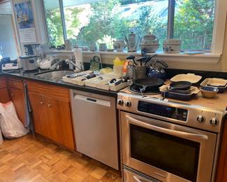 Overview of cookware and small appliances available for in person purchase Friday and Saturday.