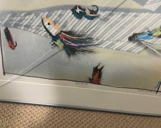 close up of the signature.