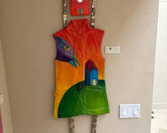 Art for sale during in person sale hours Friday and Saturday.