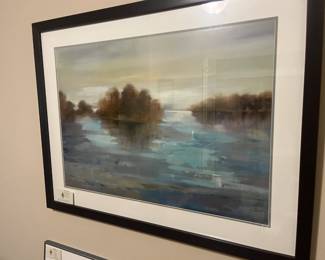 $280. Framed signed print from Del-Teet. 42.5"w x 33"h.
Available for online purchase Wednesday as per instructions in the sale details.