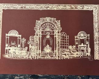 Art for sale during in person sale hours Friday and Saturday.