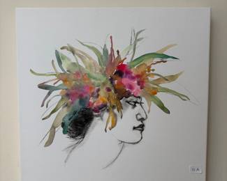 Art for sale during in person sale hours Friday and Saturday.