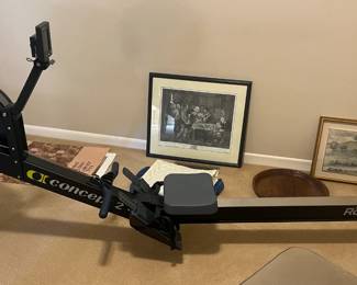 $340. Concept 2 RowERG. New $990. Available for online purchase Wednesday as per instructions in the sale details.