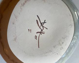 Close up of David Salk signature