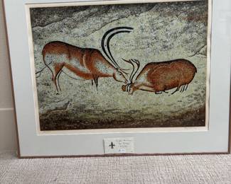 Art for sale during in person sale hours Friday and Saturday.