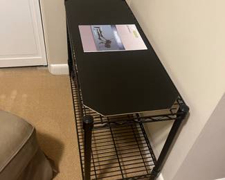 Utility shelf - 36"w x 14"d x 23"h. For sale during in person sale hours Friday and Saturday.